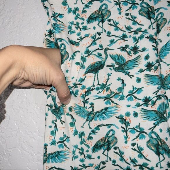 Onia x‎ Anthropologie Green Crane Forest Mila Pants Size XS - Picture 5 of 8